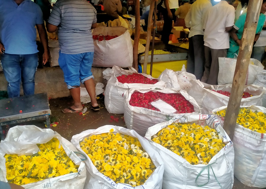 Hosur flower market